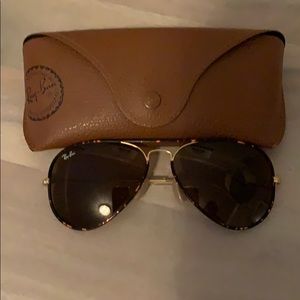 Ray Ban Aviator Full Color Tortoise